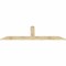 Ekena Millwork Portland Rough Sawn Timber Gable Bracket, Douglas Fir, 96"W x 28"H x 2"D x 6"F, 7/12 Pitch GBW096X28X0206POR00RDF - alternate 2